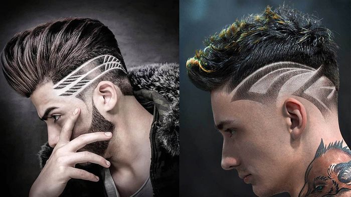 Kiểu tóc nam undercut ngắn kiểu tattoo